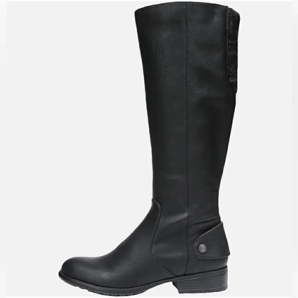 LifeStride Xandy Black Wide Calf Riding Boots Size 7 NEW